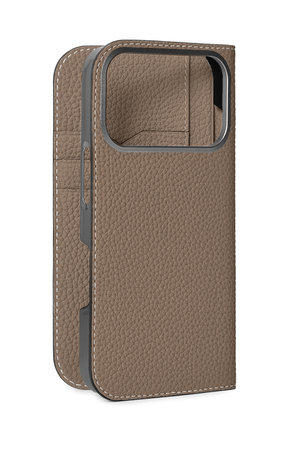 ボナベンチュラ/BONAVENTURAのiPhone 18 Pro ダイアリーケース シュリンクレザー