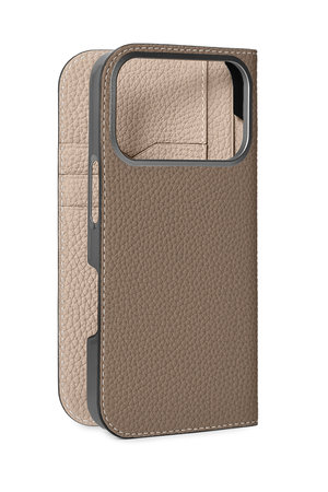 ボナベンチュラ/BONAVENTURAのiPhone 18 Pro ダイアリーケース シュリンクレザー(141000/141001)