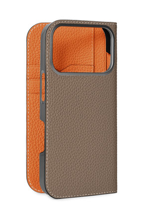 ボナベンチュラ/BONAVENTURAのiPhone 18 Pro ダイアリーケース シュリンクレザー