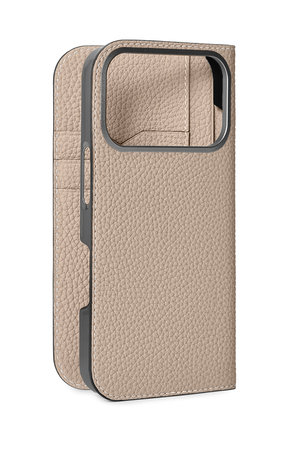 ボナベンチュラ/BONAVENTURAのiPhone 18 Pro ダイアリーケース シュリンクレザー