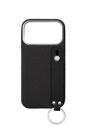 ボナベンチュラ/BONAVENTURAのiPhone 18 Pro Max ハンドル付き バックカバーケース シュリンクレザー(141000/141001)