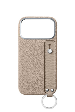 ボナベンチュラ/BONAVENTURAのiPhone 18 Pro Max ハンドル付き バックカバーケース シュリンクレザー