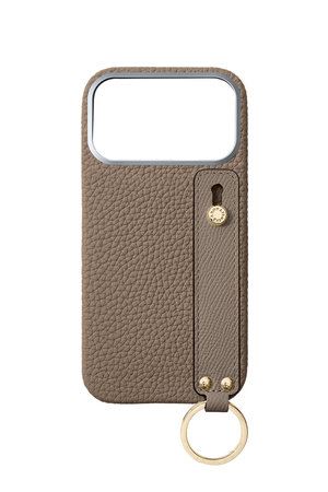ボナベンチュラ/BONAVENTURAのiPhone 18 Pro Max ハンドル付き バックカバーケース シュリンクレザー (ゴールド)(141000/141001)