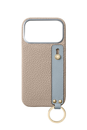 ボナベンチュラ/BONAVENTURAのiPhone 18 Pro Max ハンドル付き バックカバーケース シュリンクレザー (ゴールド)(141000/141001)