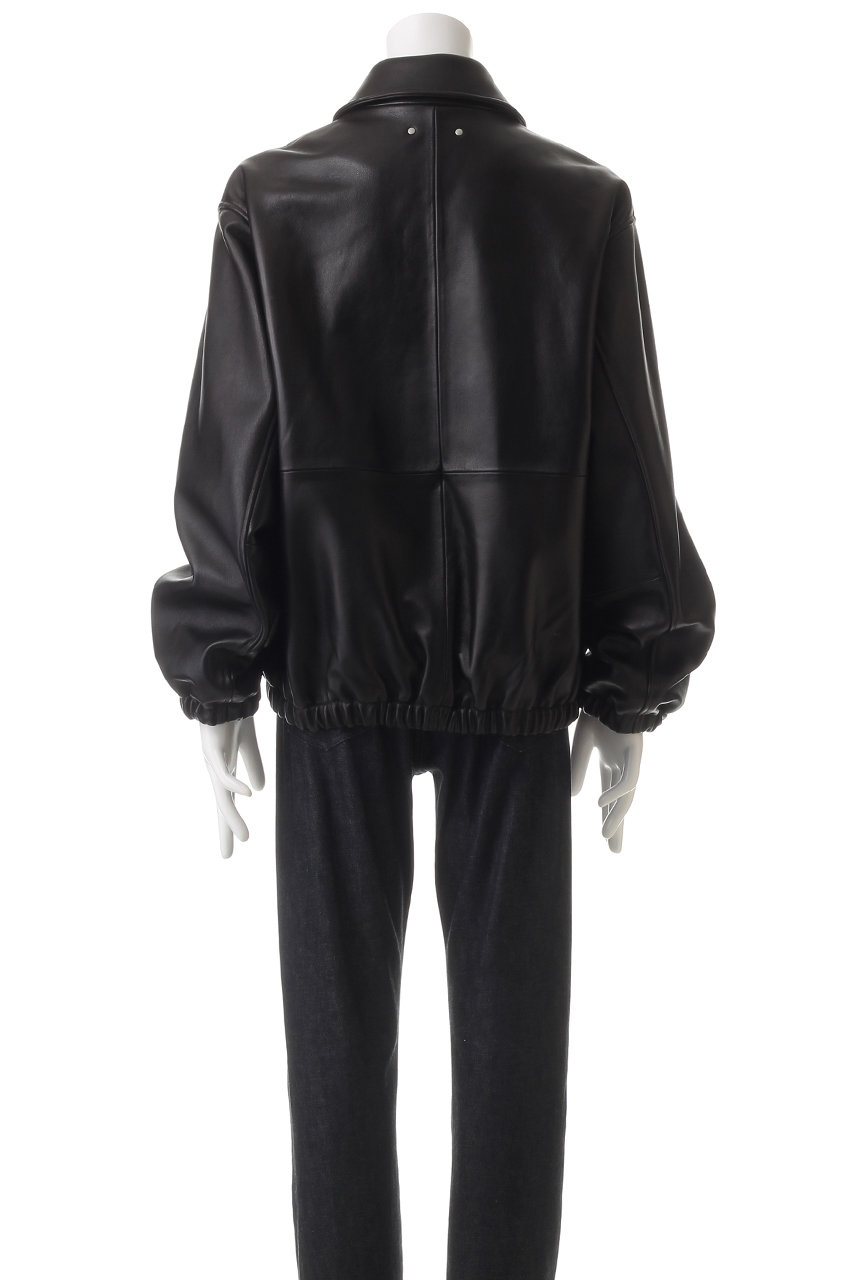 ssstein シュタイン　LEATHER ZIP SHORT JACKET L ssstein / シュタイン】LEATHER ZIP SHORT JACKET - DARK BROWN