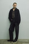 【MEN】LI/NY POPLIN ZIP UP JACKET シュタイン/ssstein