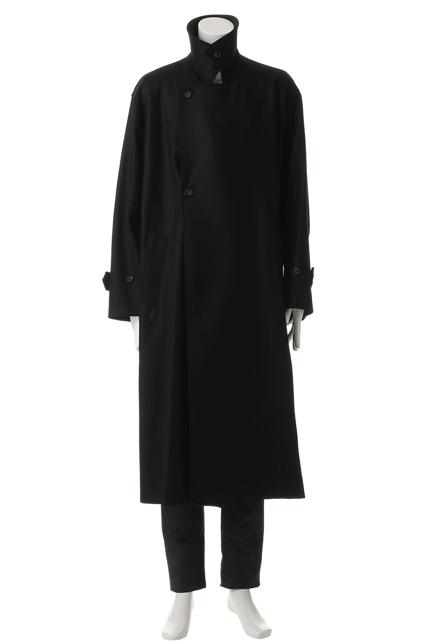 【新品未使用　希少】 ANTOS　BIG COAT - BLACK stein OVERSIZED SINGLE BREASTED LONG JACKET・BLACK - tity