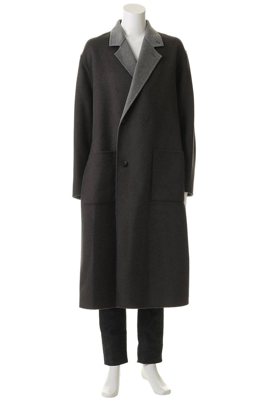 ssstein(シュタイン)｜【UNISEX】WOOL/CASHMERE REVERSIBLE NOTCH