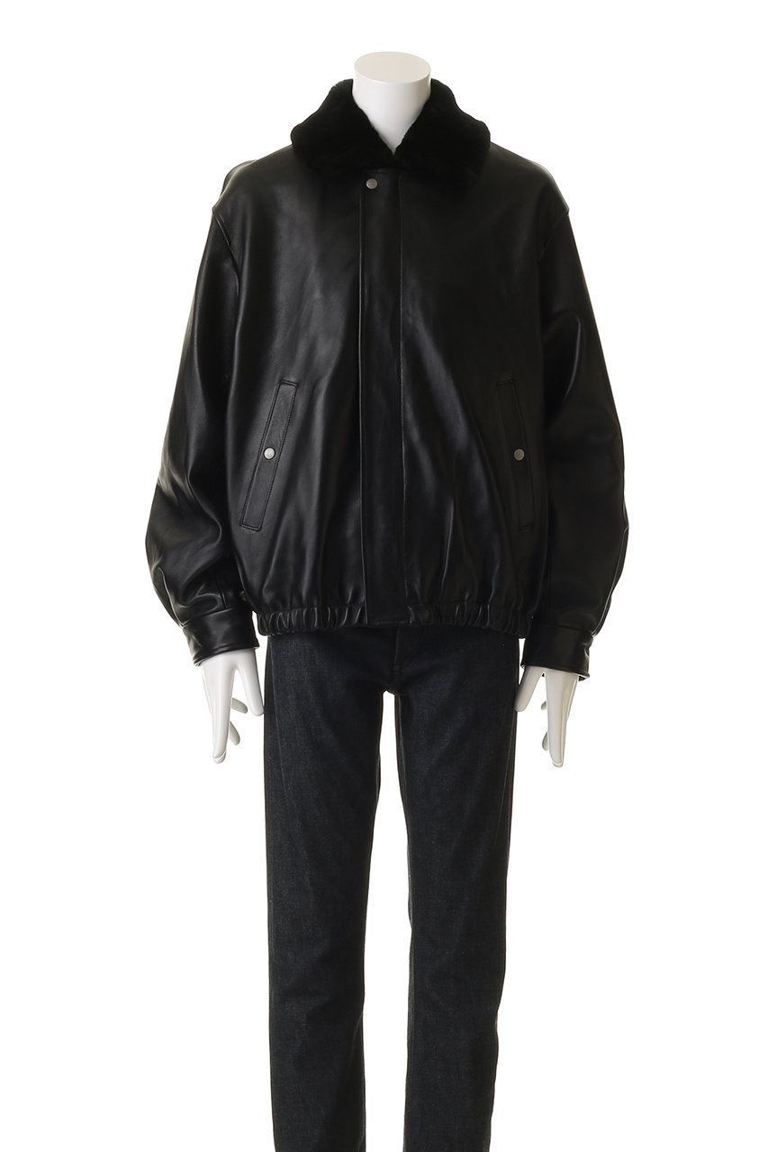 ssstein(シュタイン)｜【MEN】MOUTON COLLAR SHEEP LEATHER ZIP