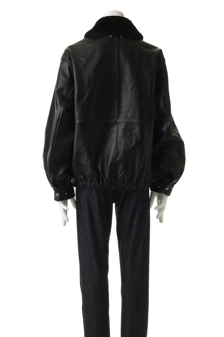 ssstein(シュタイン)｜【MEN】MOUTON COLLAR SHEEP LEATHER ZIP JACKET