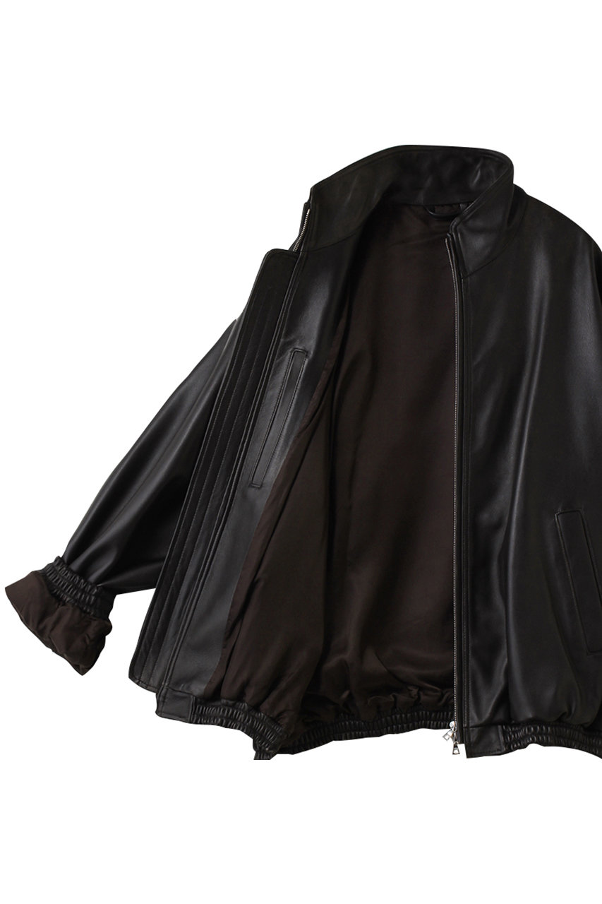 ssstein(シュタイン)｜【UNISEX】SHEEP LEATHER STAND COLLAR JACKET