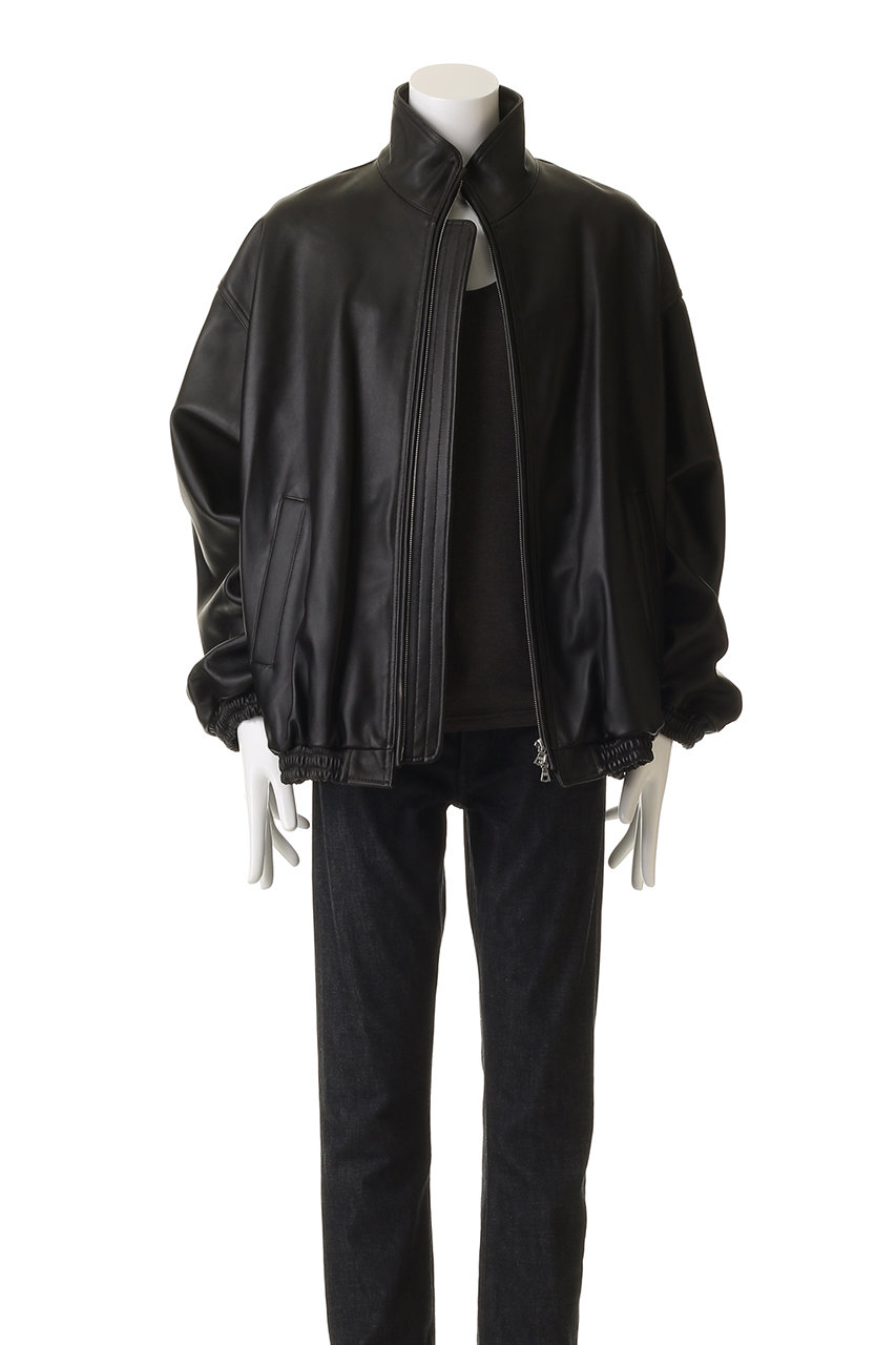 ssstein(シュタイン)｜【UNISEX】SHEEP LEATHER STAND COLLAR JACKET