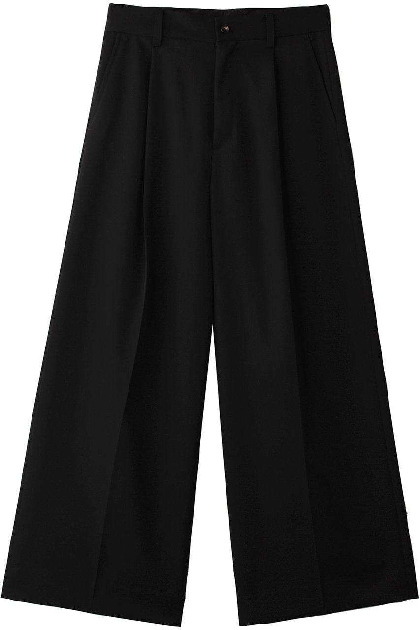 シュタイン/sssteinの【UNISEX】EXTRA WIDE TROUSERS(ブラック/ST.1253)