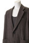 【UNISEX】WOOL/CASHMERE FLEECE SINGLE BREASTED JACKET シュタイン/ssstein