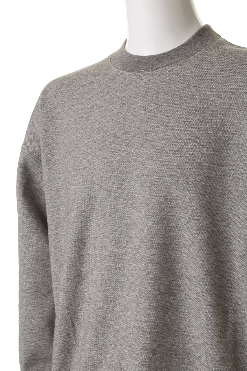 ssstein(シュタイン)｜【UNISEX】YAK/COTTON SWEAT LS/トップグレー の