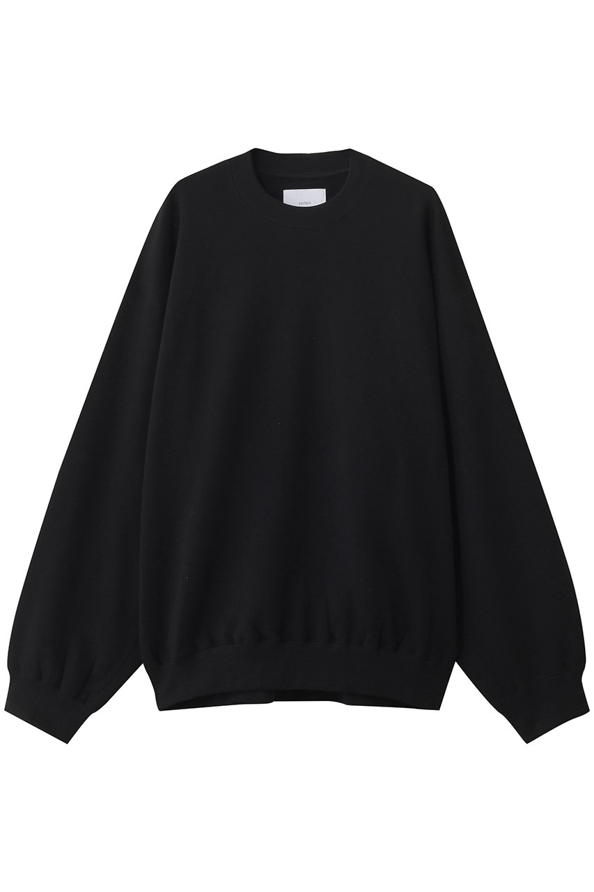 シュタイン/sssteinの【UNISEX】YAK/COTTON SWEAT LS(ブラック/ST.1286)