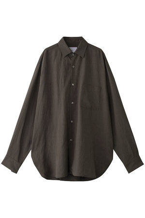 シュタイン/sssteinの【UNISEX】RAYON/LINEN OVERSIZED DOWN PAT SHIRT(110400/110403)