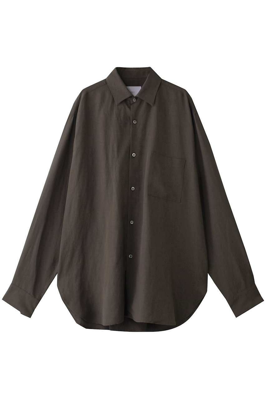 ssstein 【MEN】RAYON/LINEN OVERSIZED DOWN PAT SHIRT (チャコール, M) シュタイン ELLE SHOP ssstein 【MEN】RAYON/LINEN OVERSIZED DOWN PAT SHIRT (チャコール, M) シュタイン ELLE SHOP