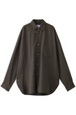 【UNISEX】RAYON/LINEN OVERSIZED DOWN PAT SHIRT