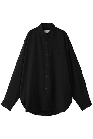 シュタイン/sssteinの【UNISEX】RAYON/LINEN OVERSIZED DOWN PAT SHIRT(110400/110403)
