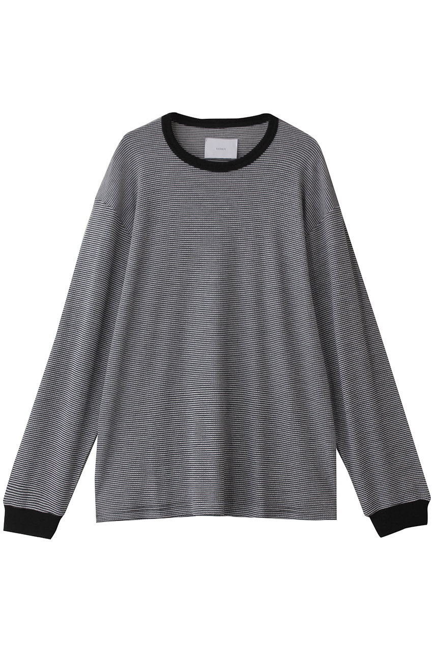 ssstein 【MEN】FINE WOOL OVERSIZED LONG SLEEVE TEE (ストライプ, S) シュタイン ELLE SHOP ssstein 【MEN】FINE WOOL OVERSIZED LONG SLEEVE TEE (ストライプ, S) シュタイン ELLE SHOP