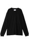 【UNISEX】FINE WOOL OVERSIZED LONG SLEEVE TEE シュタイン/ssstein ブラック