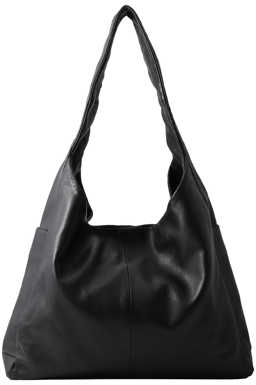 ssstein(シュタイン)｜【UNISEX】LEATHER SHOULDER BAG/ブラック の