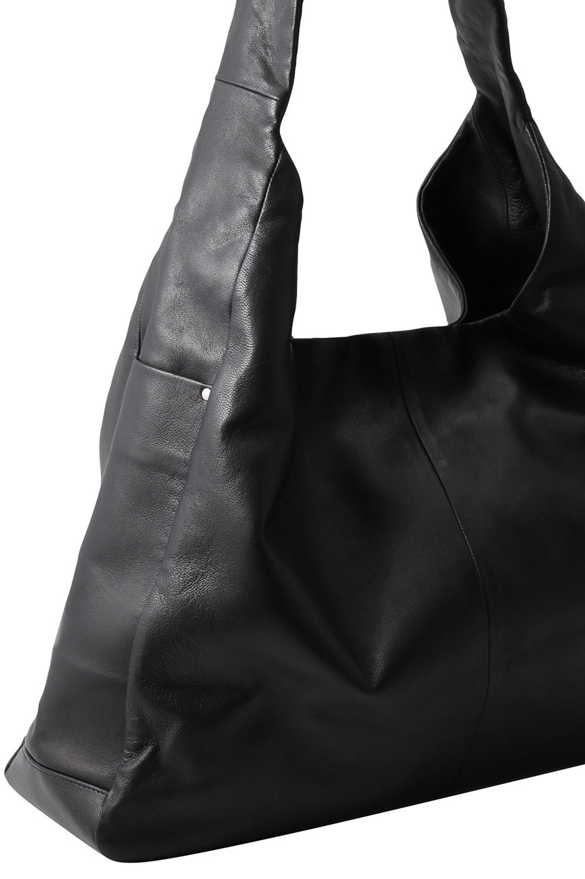 ssstein(シュタイン)｜【UNISEX】LEATHER SHOULDER BAG/ブラック の