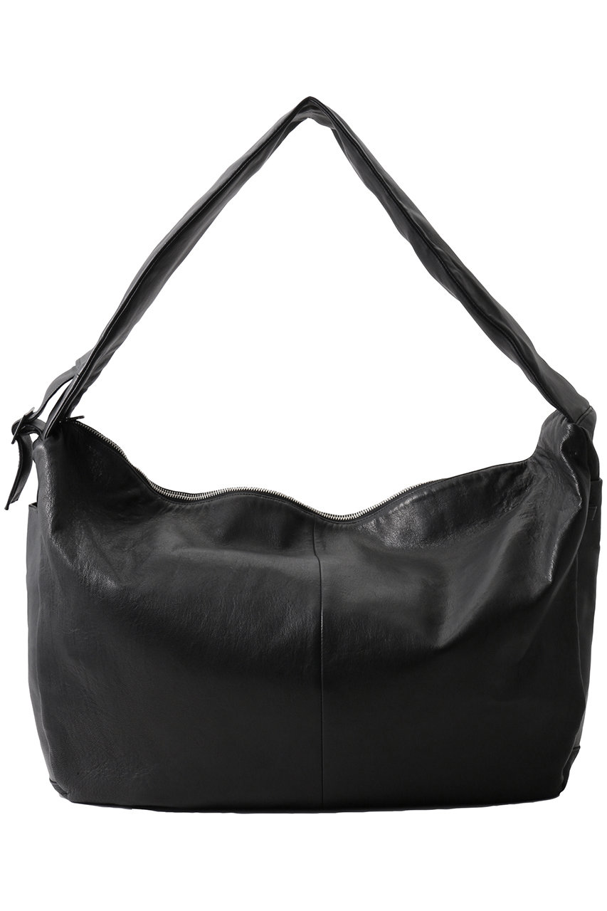 【YOURNUS】Shirring Leather Shoulder Bag SHIRRING HANDLE LEATHER SHOULDER BAG(Free BLACK): ssstein