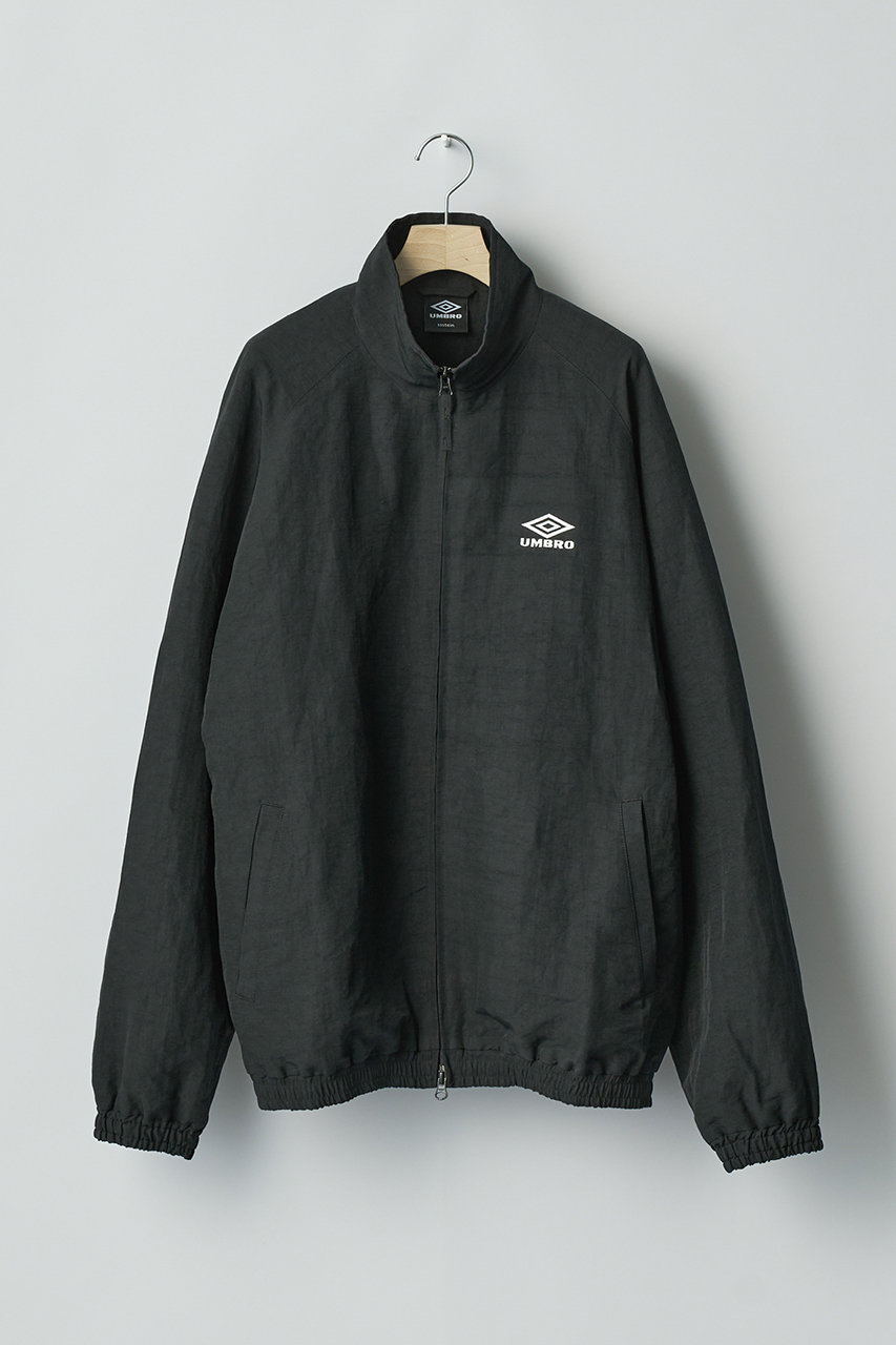 ssstein 【MEN】【ssstein × UMBRO】LINEN/NYLON TRACK JACKET (ブラック, M) シュタイン ELLE SHOP ssstein 【MEN】【ssstein × UMBRO】LINEN/NYLON TRACK JACKET (ブラック, M) シュタイン ELLE SHOP