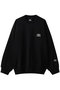 【UNISEX】【ssstein × UMBRO】HIGH GAUGE COTTON SWEAT LS シュタイン/ssstein ブラック