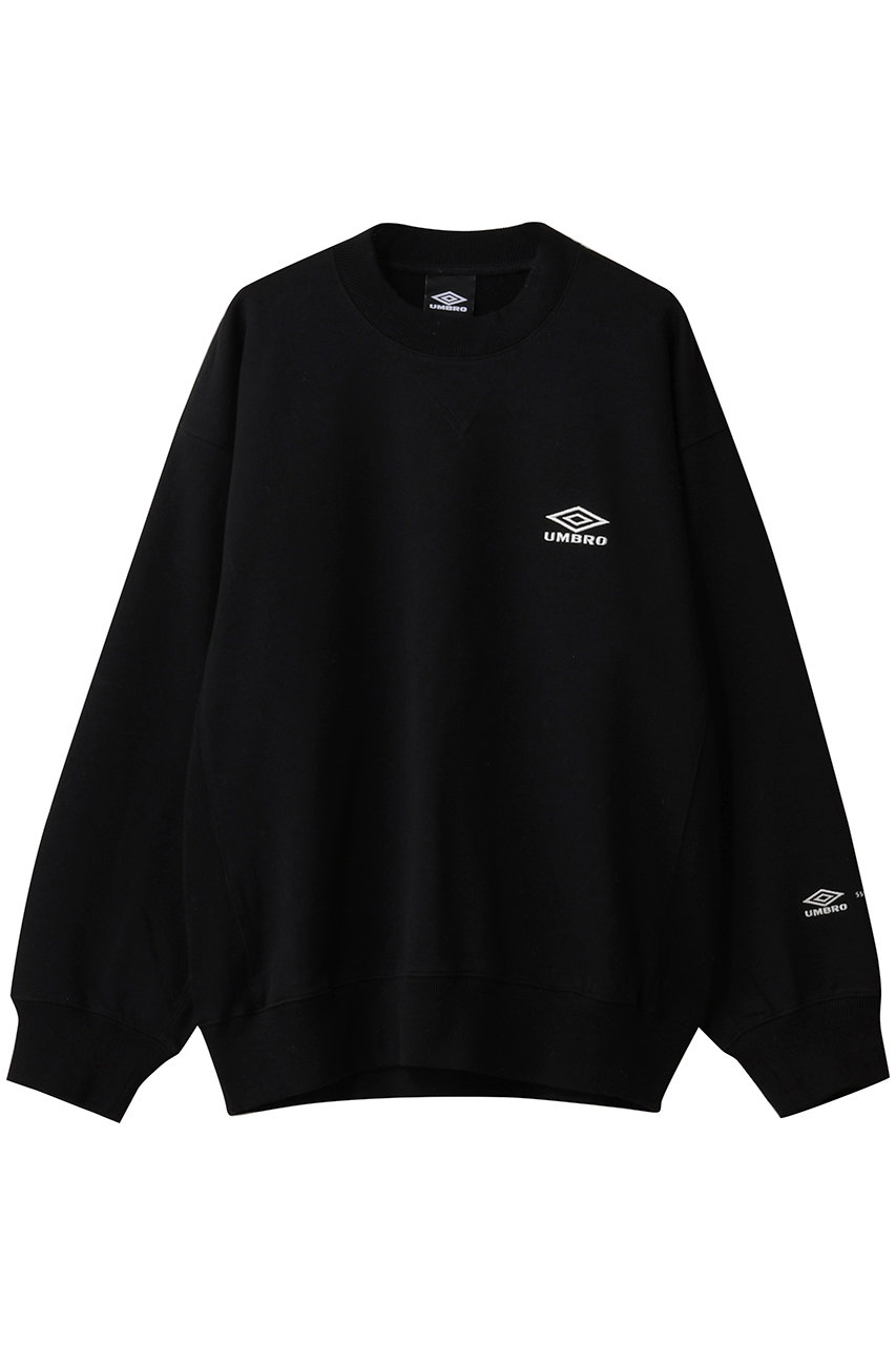 ssstein 【MEN】【ssstein × UMBRO】HIGH GAUGE COTTON SWEAT LS (ブラック, XS) シュタイン ELLE SHOP