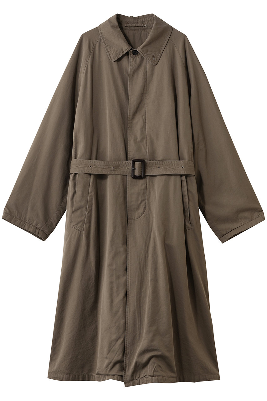 シュタイン/sssteinの【UNISEX】COTTON RAYON VINTAGE PADDED BALMACAAN COAT(ベージュ/ST.1370)
