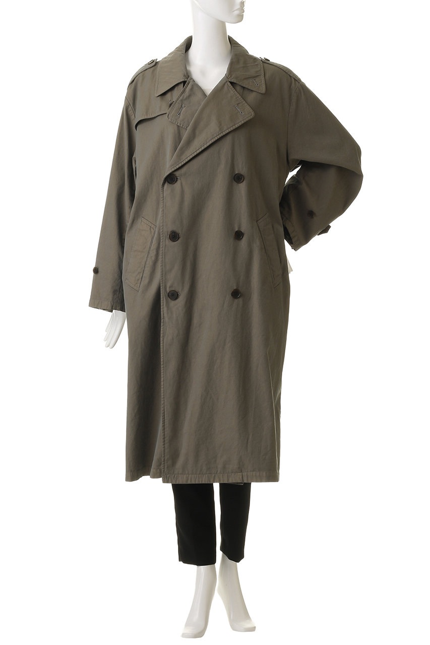 ssstein(シュタイン)｜【UNISEX】VINTAGE TRENCH COAT/カーキベージュ