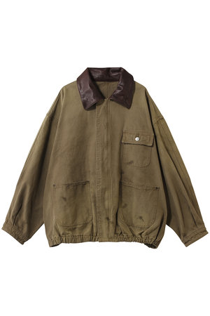 シュタイン/sssteinの【UNISEX】SULFUR DYED OXFORD VINTAGE JACKET(110800/110802)