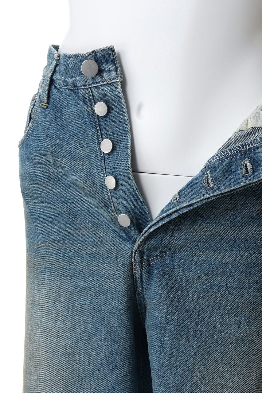 ssstein(シュタイン)｜【UNISEX】DEFORMATION WIDE DENIM JEANS