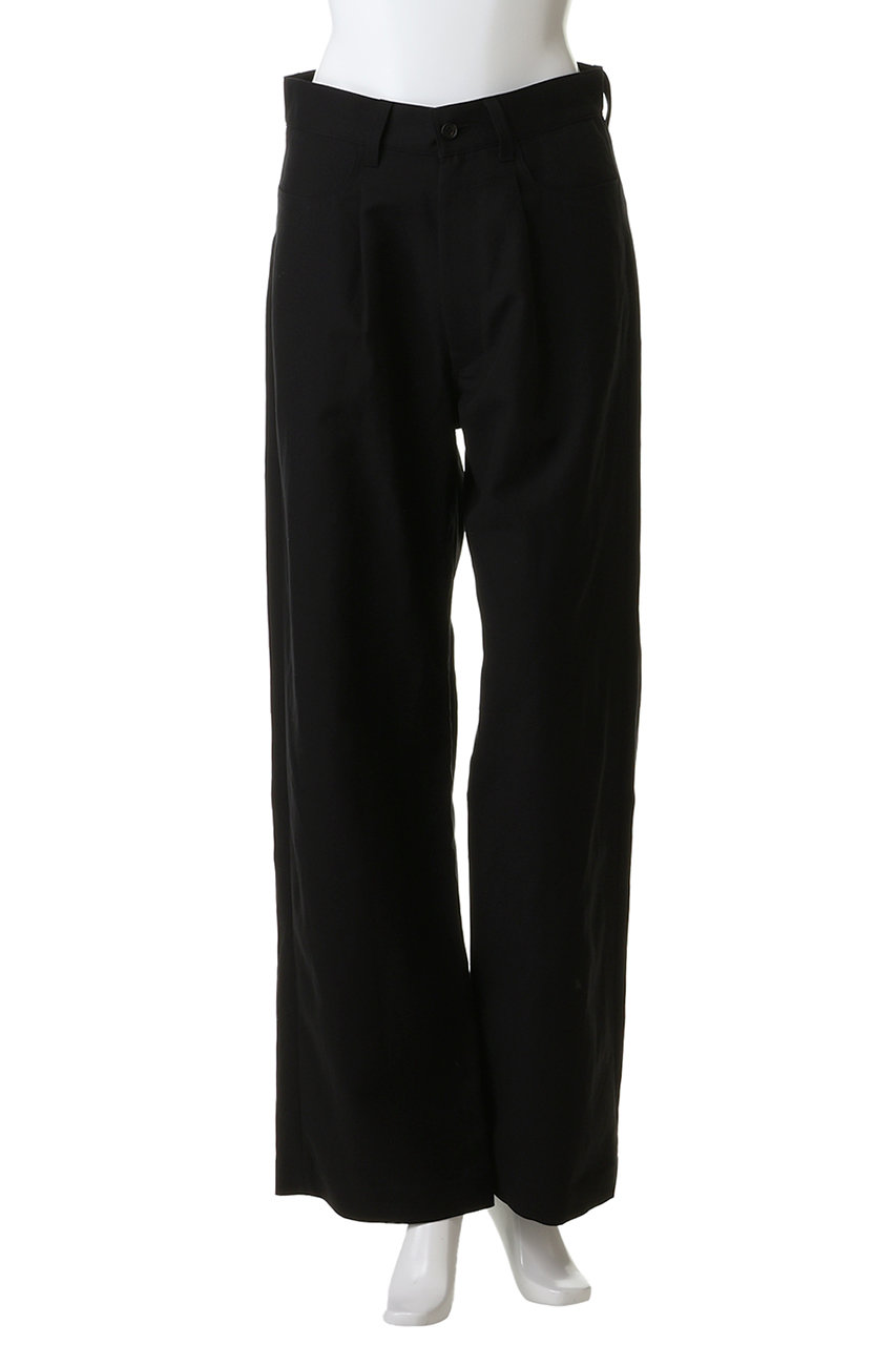 ssstein(シュタイン)｜【UNISEX】DOUBLE WEAVE COTTON ONE TUCK WIDE