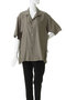 【UNISEX】CUPRO TWILL OVERSIZED OPEN COLLAR SS SHIRT シュタイン/ssstein