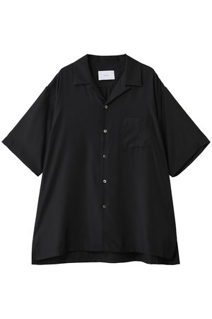 シュタイン/sssteinの【UNISEX】CUPRO TWILL OVERSIZED OPEN COLLAR SS SHIRT(110400/110402)