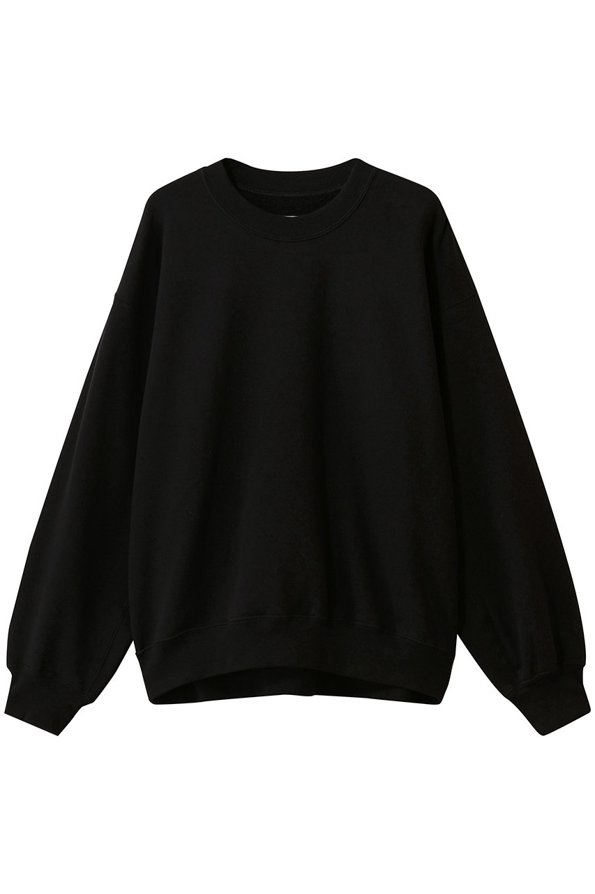 シュタイン/sssteinの【UNISEX】COTTON CASHMERE SWEAT LS(ブラック/ST.1468)