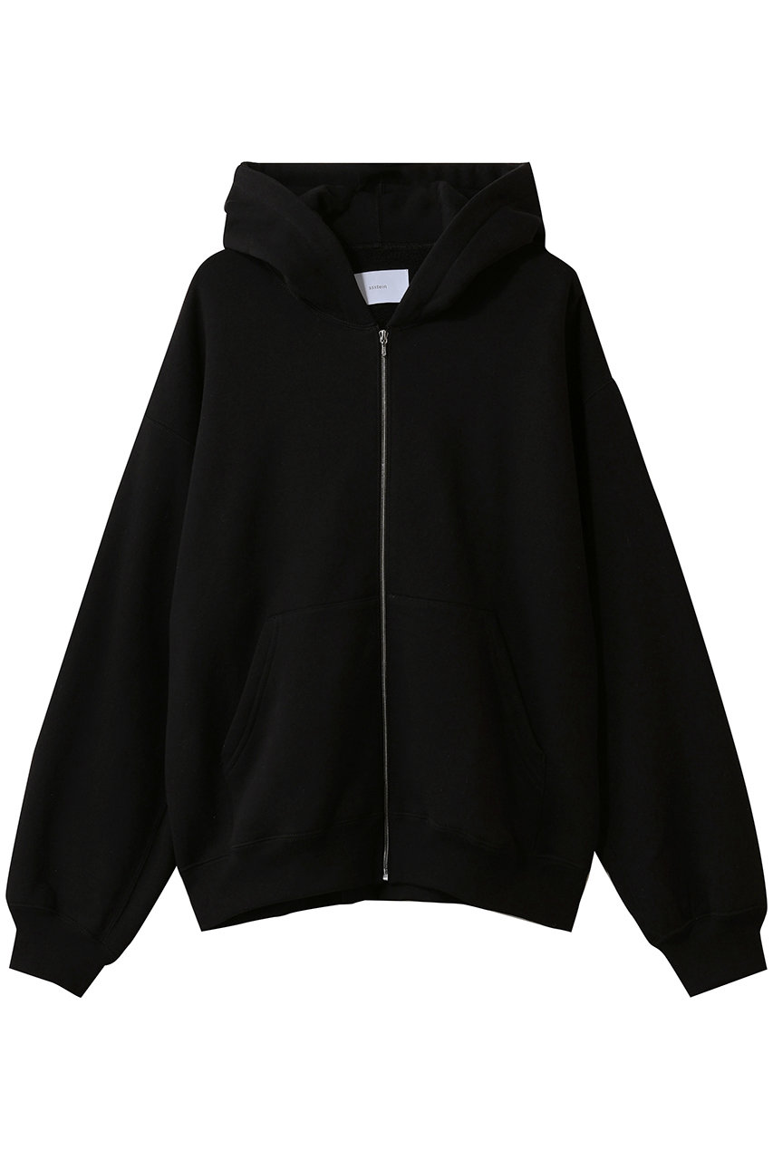 シュタイン/sssteinの【UNISEX】COTTON CASHMERE SWEAT ZIP HOODY(ブラック/ST.1469)