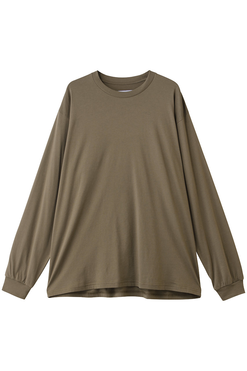 シュタイン/sssteinの【UNISEX】SUVIN COTTON BASIC LS TEE(カーキ/ST.1503)
