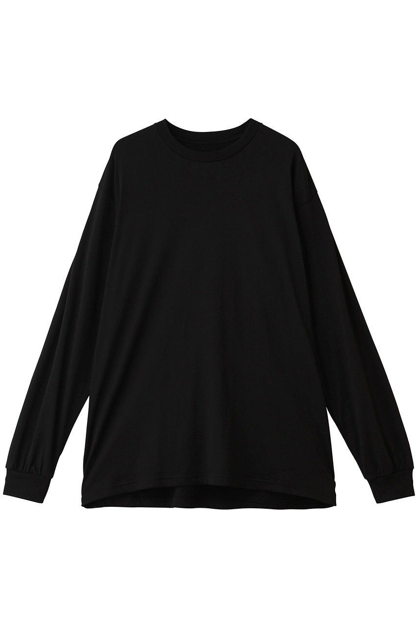 シュタイン/sssteinの【UNISEX】SUVIN COTTON BASIC LS TEE(ブラック/ST.1503)