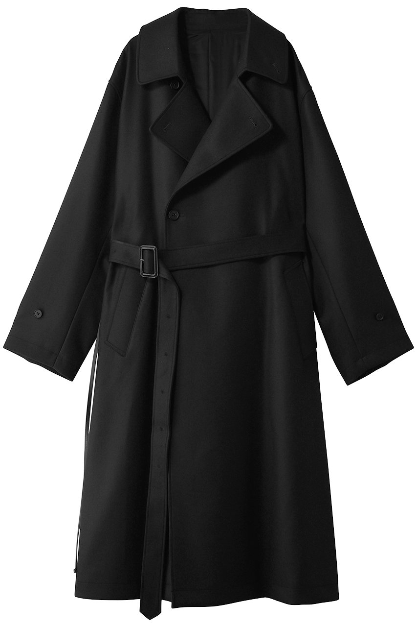 【UNISEX】WOOL MELTON OVERSIZED DOUBLE BREASTED COAT