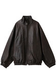【UNISEX】SHEEP LEATHER STAND COLLAR JACKET