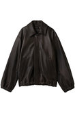 【UNISEX】SHEEP LEATHER ZIP SHORT JACKET