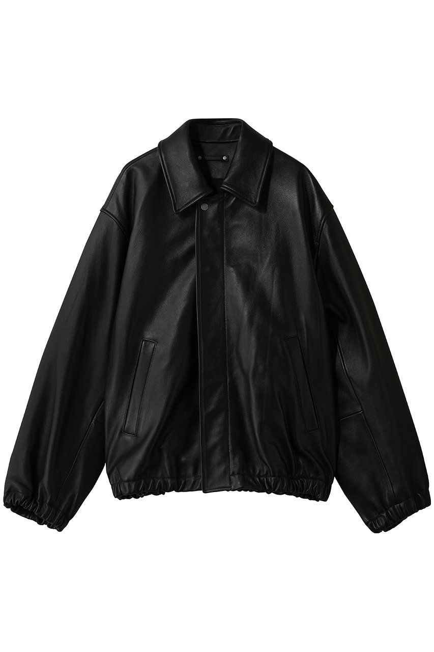 シュタイン/sssteinの【UNISEX】SHEEP LEATHER ZIP SHORT JACKET(ブラック/ST.1555)