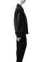 【UNISEX】SHEEP LEATHER ZIP SHORT JACKET シュタイン/ssstein