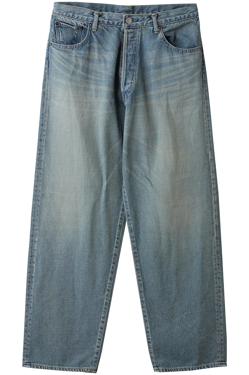 シュタイン/sssteinの【UNISEX】OVERSIZE FIT DENIM PANTS(インディゴ/ST.1571)