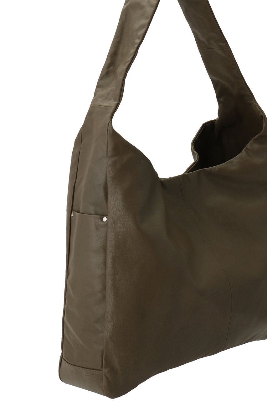 ssstein(シュタイン)｜【UNISEX】GOAT LEATHER SHOULDER BAG/オリーブ